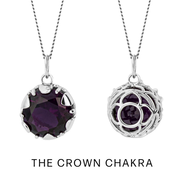 FIORELLI silver The Crown Chakra Purple in Colour 36766