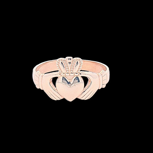100% recycled 9ct gold Claddagh ring 37103
