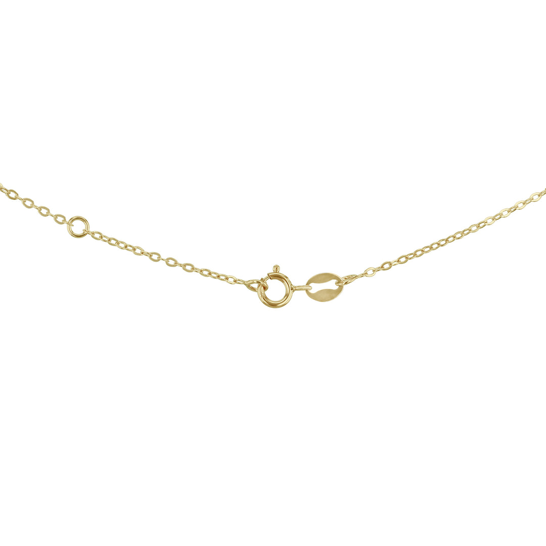 9ct Gold Teardrop pendant 38857