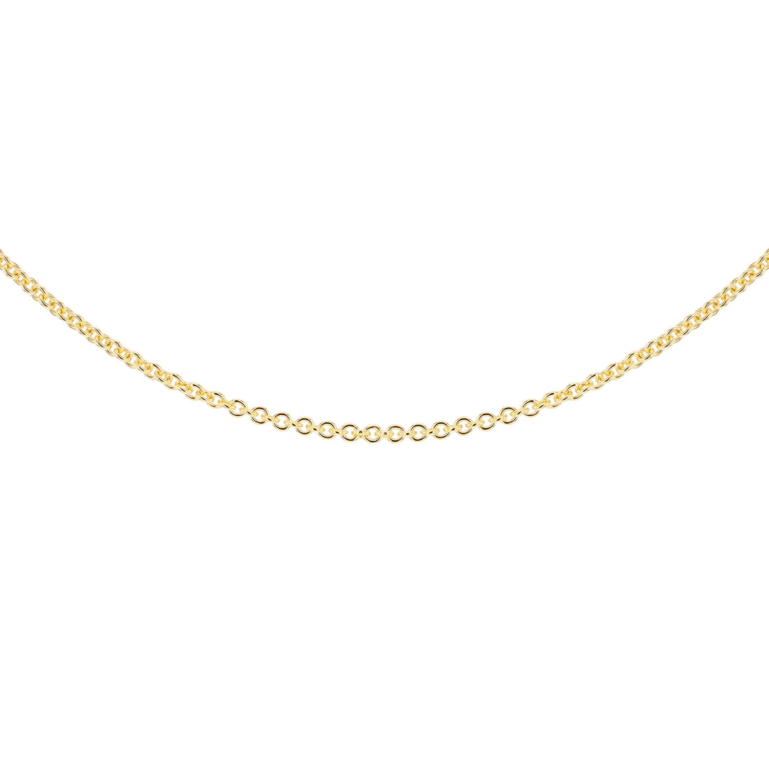 9ct adjustable trace chain 41cm/16"-46cm/18" 38863