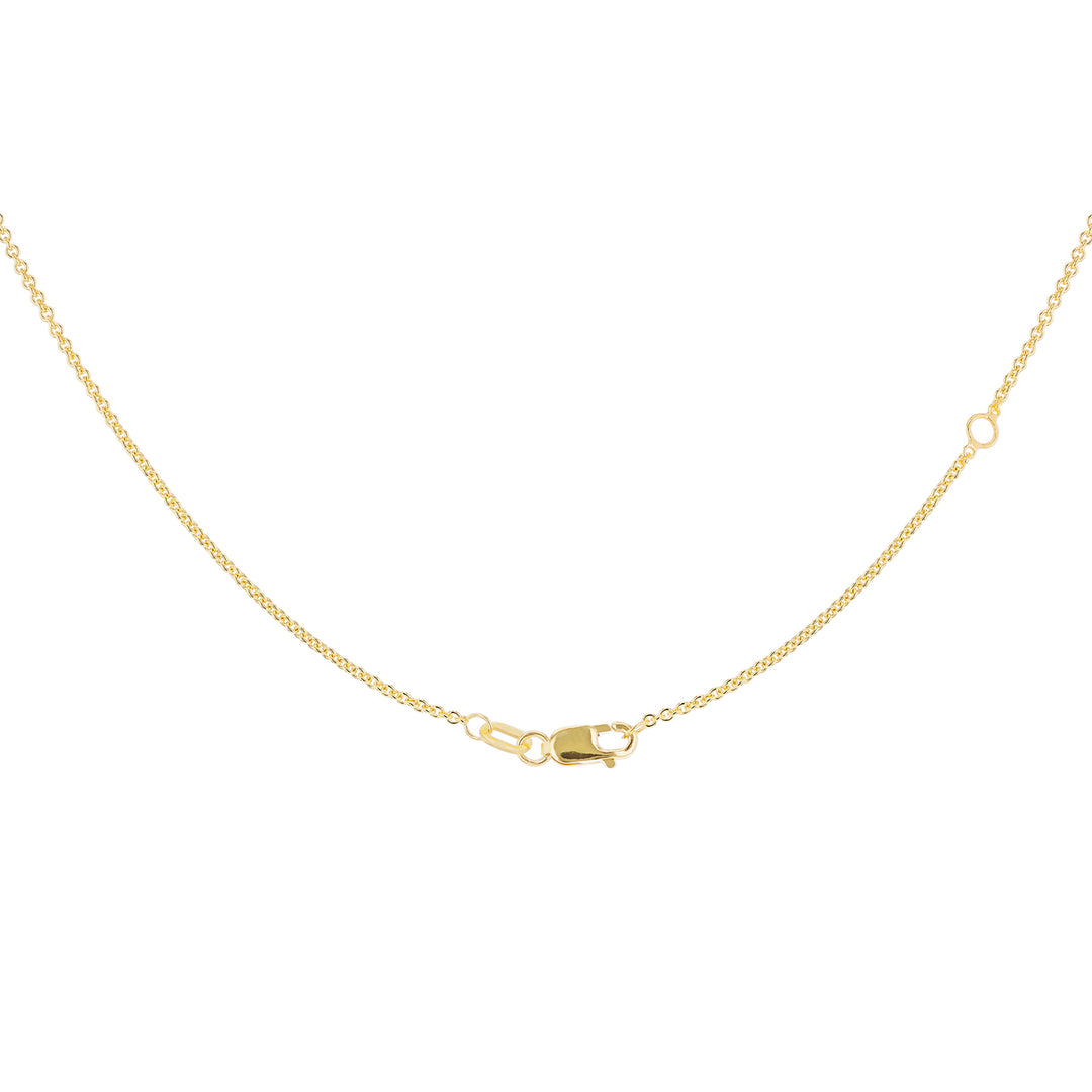9ct adjustable trace chain 41cm/16"-46cm/18" 38863