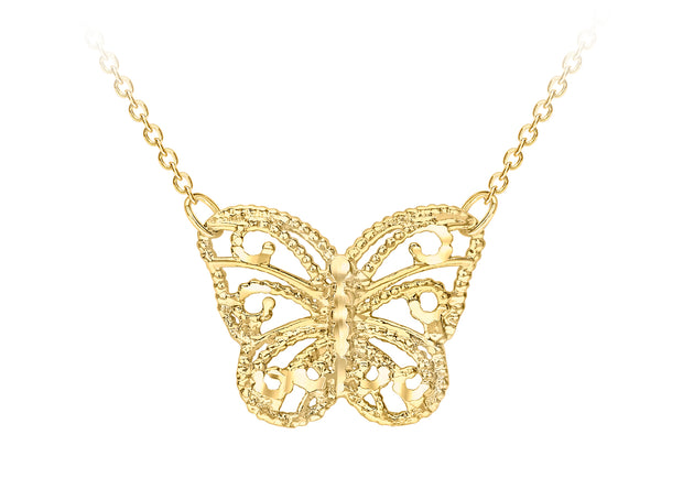 Gold Butterfly pendant 36848