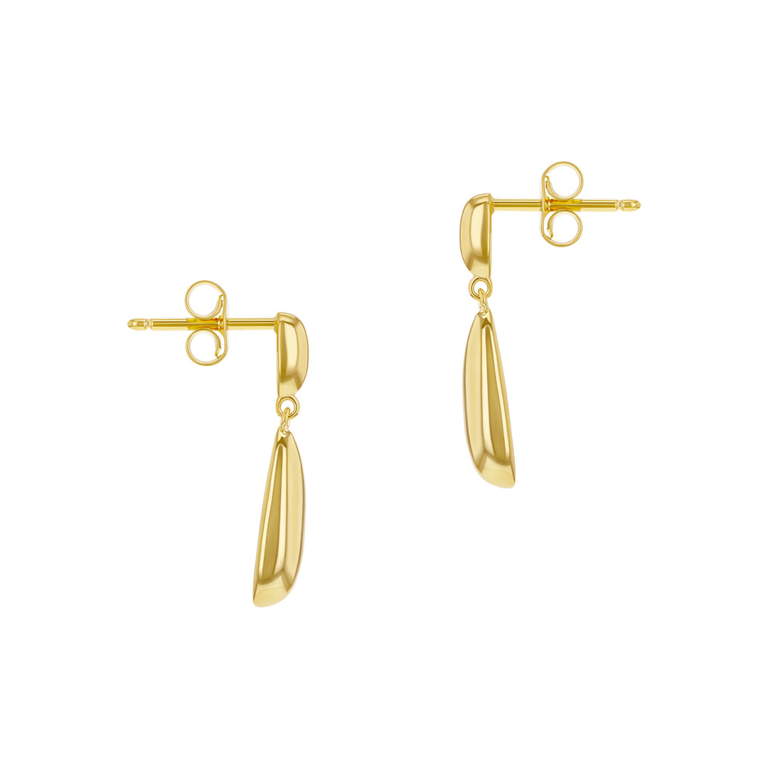 Gold Teardrop earrings 38872