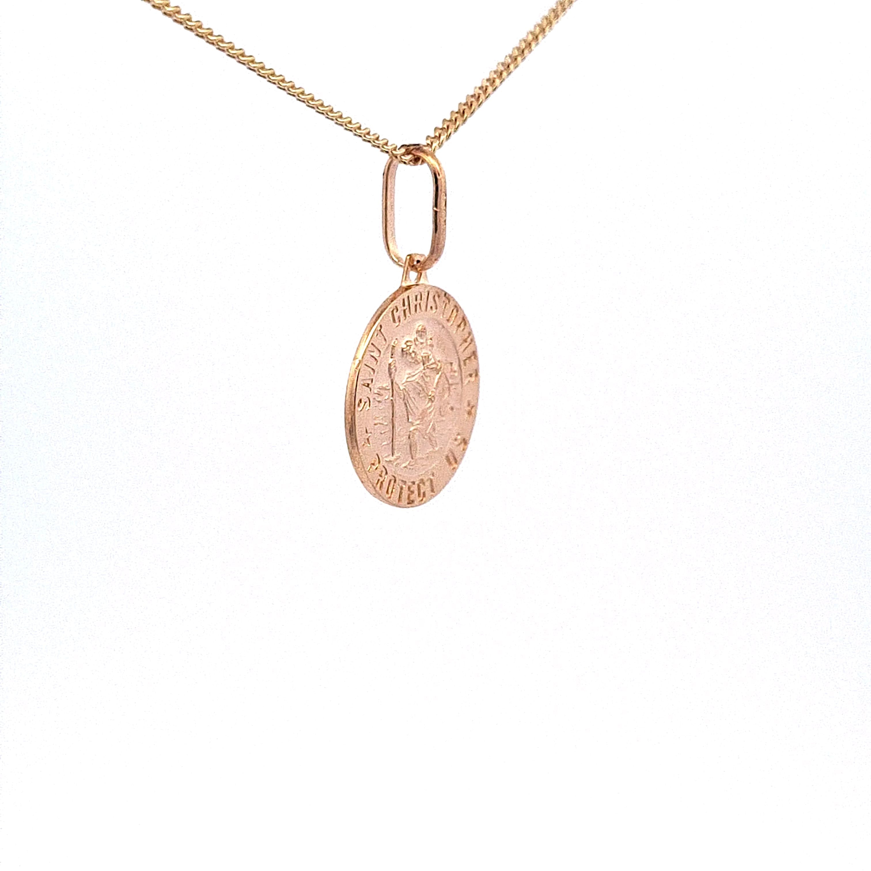 9ct St. Christopher Medal 338 - Armin Lowe Jewellers