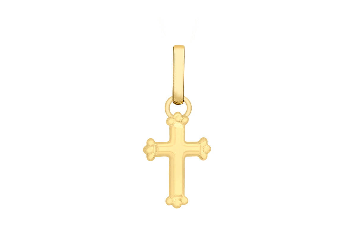 Small gold cross on chain 347 - Armin Lowe Jewellers