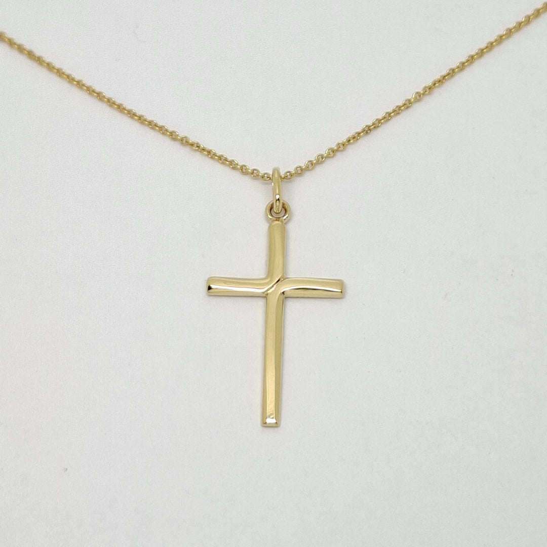Gold twist cross 37379