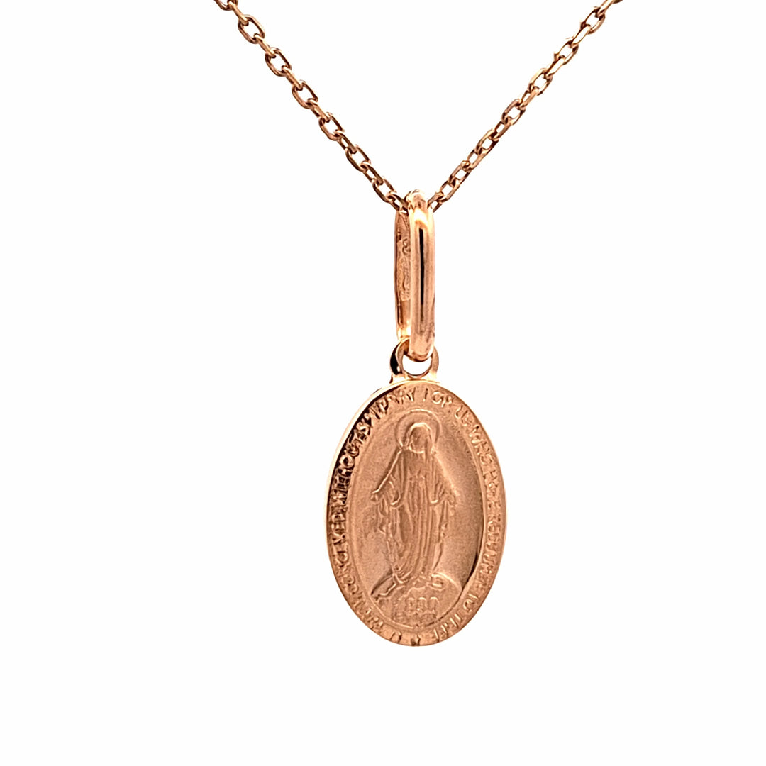 9ct gold Miraculous medal 38844