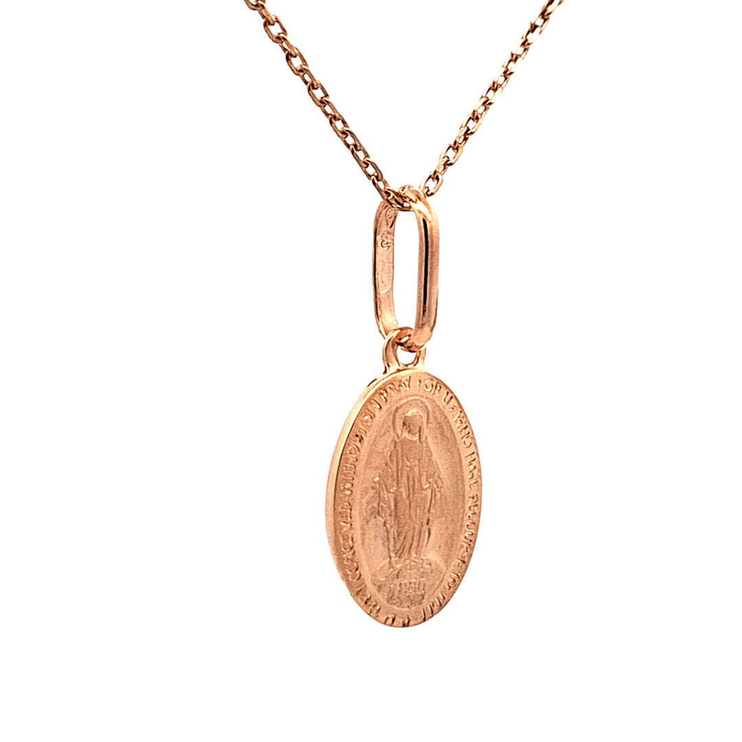 9ct gold Miraculous medal 38844