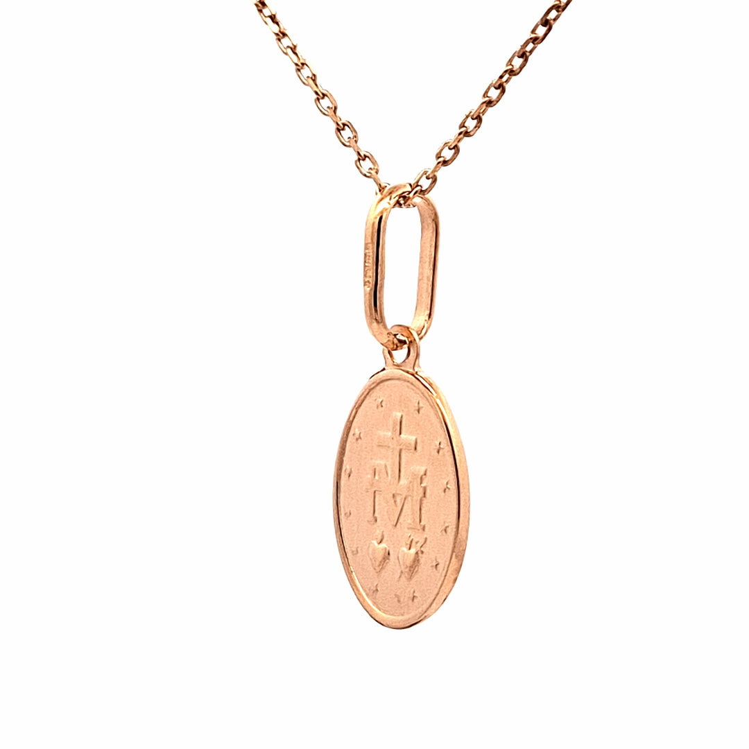 9ct gold Miraculous medal 38844
