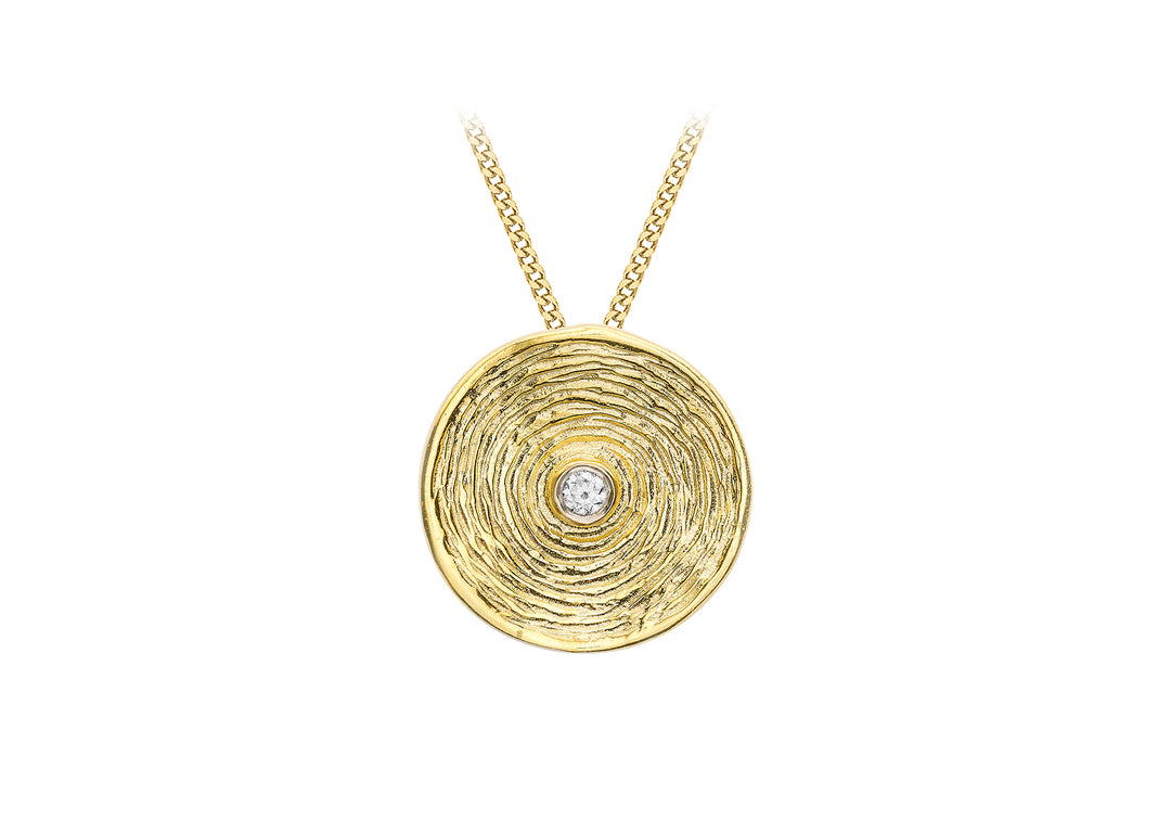 9ct gold Jute pendant 38257