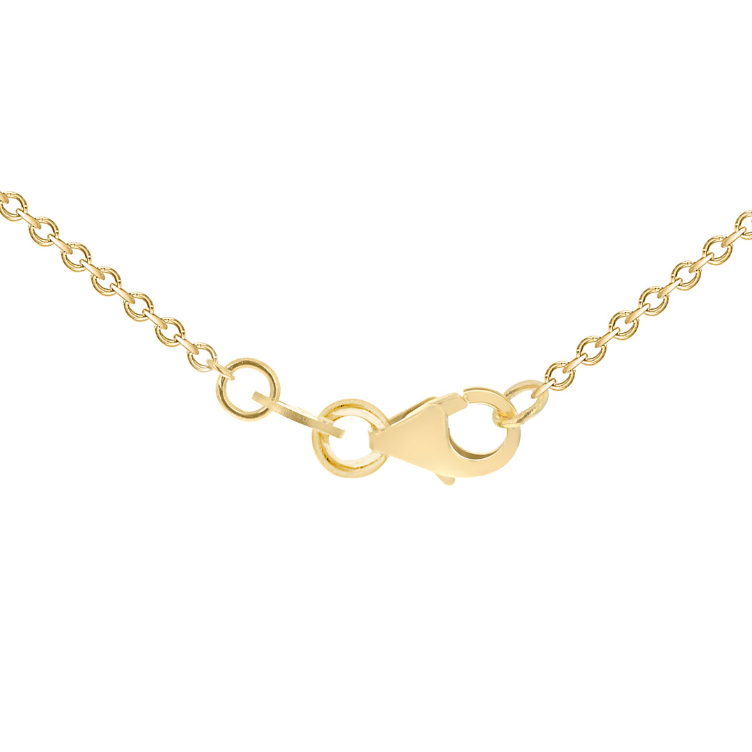9ct gold two tone Connected necklace 38862