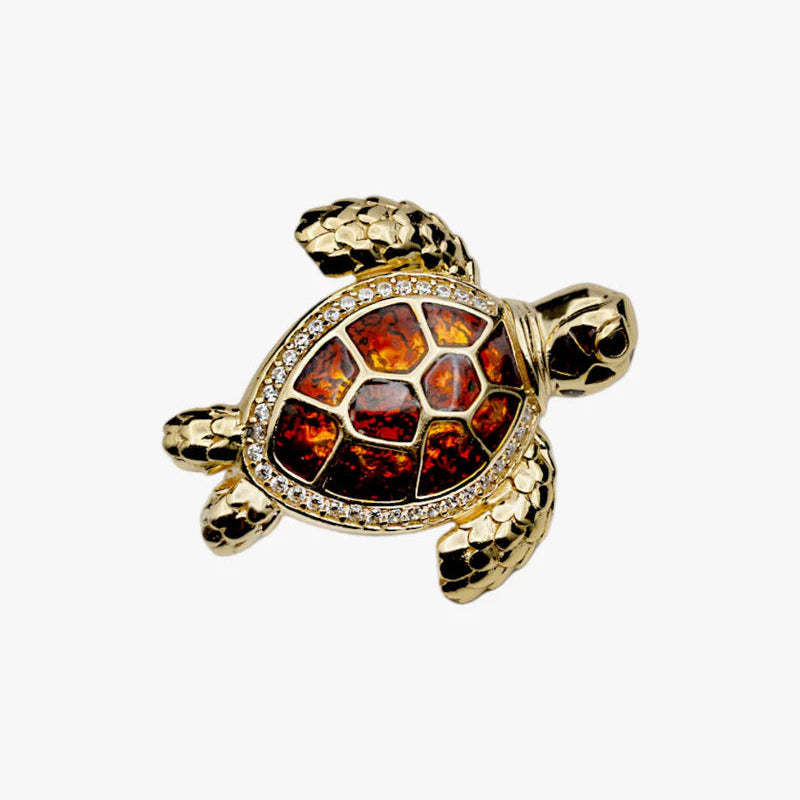 Turtle brooch 38798