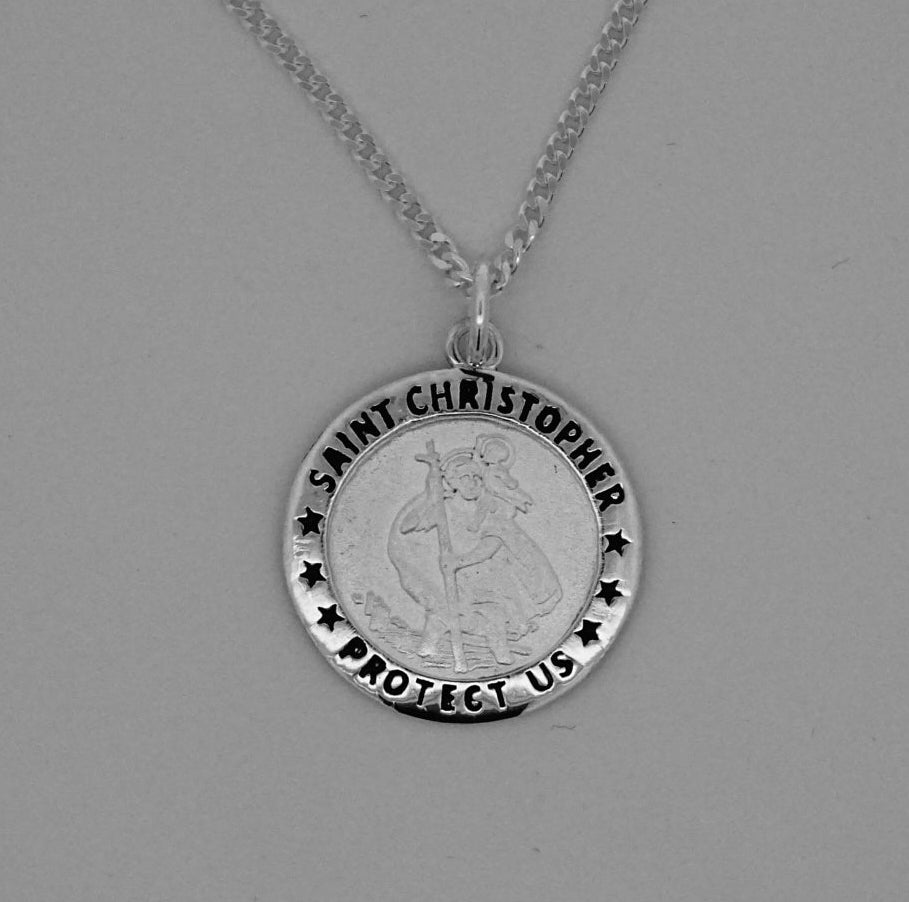 St. Christopher Pray for us medal 38394