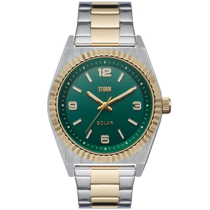 STORM Sunstone Gold Green 47566gdg Gents Solar watch 38582