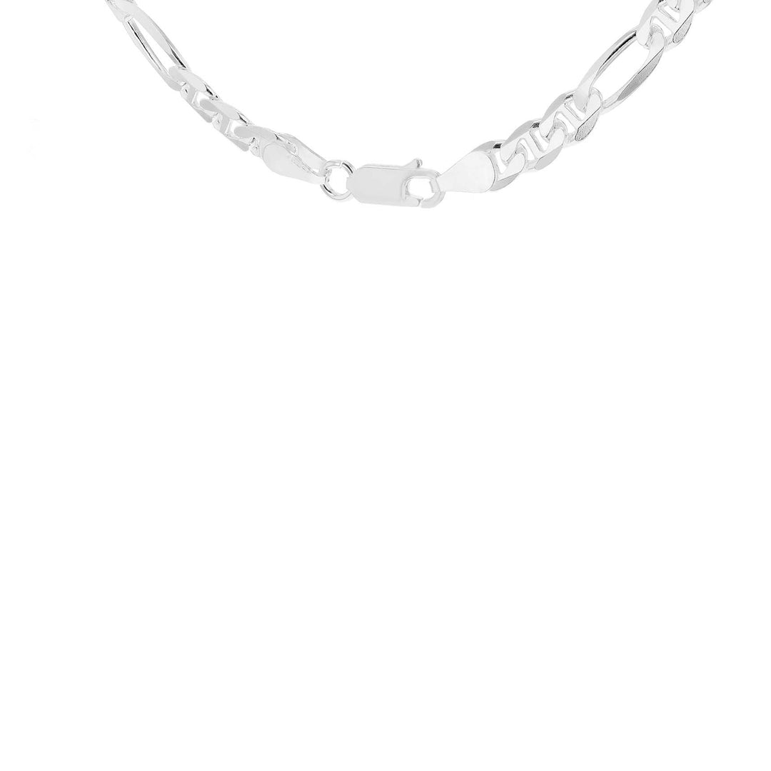 Gents Figaro Rambo chain in sterling silver 38879