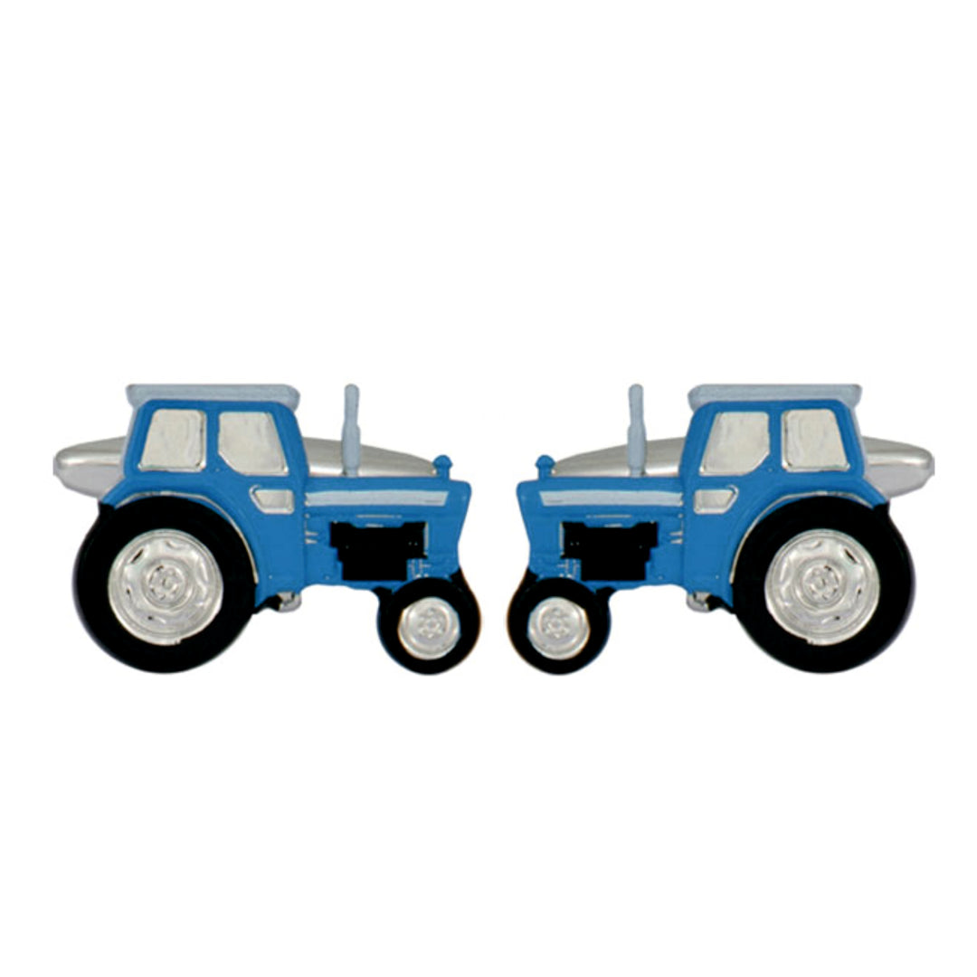 Blue Tractor cufflinks 7159