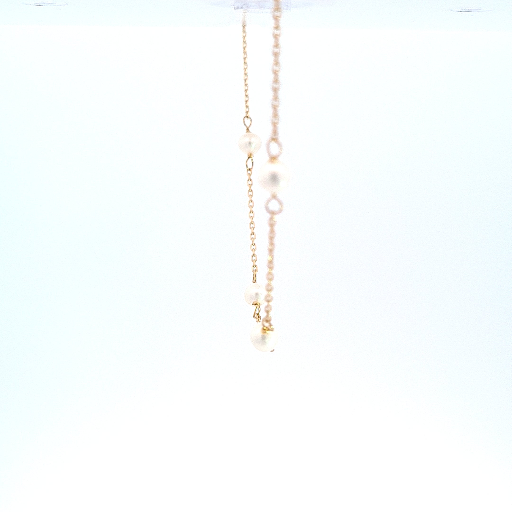 Gold chain and Cultured Pearl necklace 36636 - Armin Lowe Jewellers