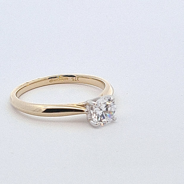 CZ Solitaire Promise ring 36730