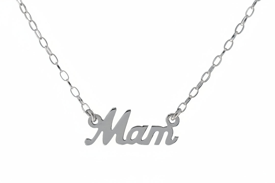 Personalised Name Pendant in samll script