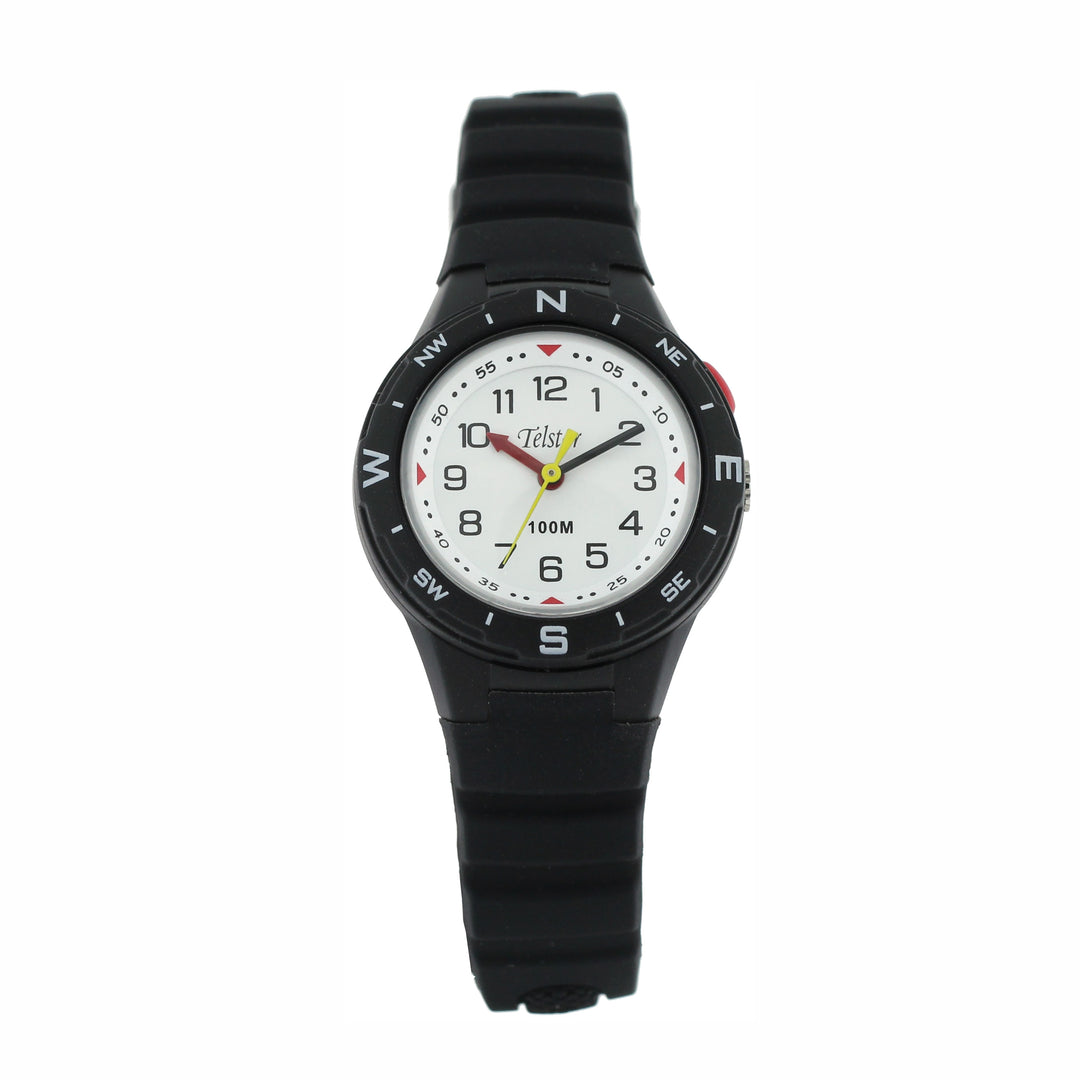 Telstar B1023 RKW Black resin 28mm analogue sport swatch 32439