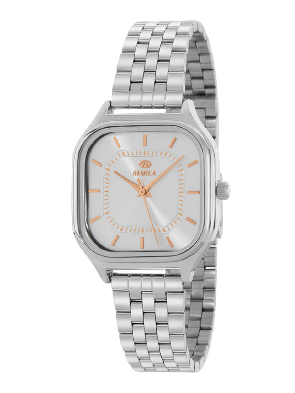 Marea ladys rectangular bracelet watch 4138101 38619
