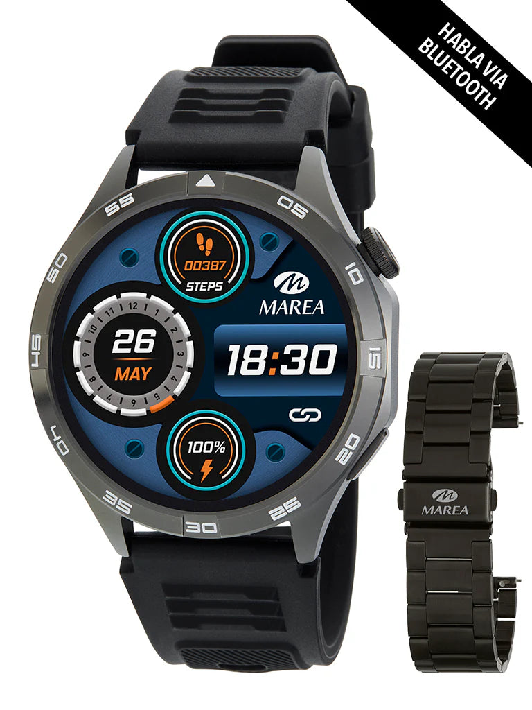 Marea Black bracelet smart watch 38118