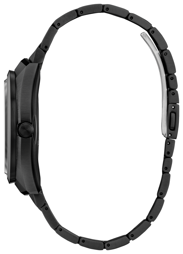 Citizen 365 BN10252E  modern and streamlined look with an all-black colour scheme. 43mm case. 37002 - Armin Lowe Jewellers