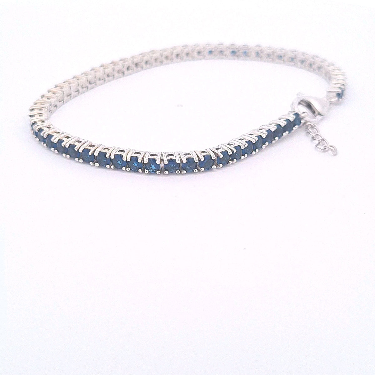 Sapphire Blue CZ Tennis bracelet 36381 - Armin Lowe Jewellers