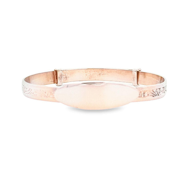 Baby Christening Bangle in Rolled Gold 36066