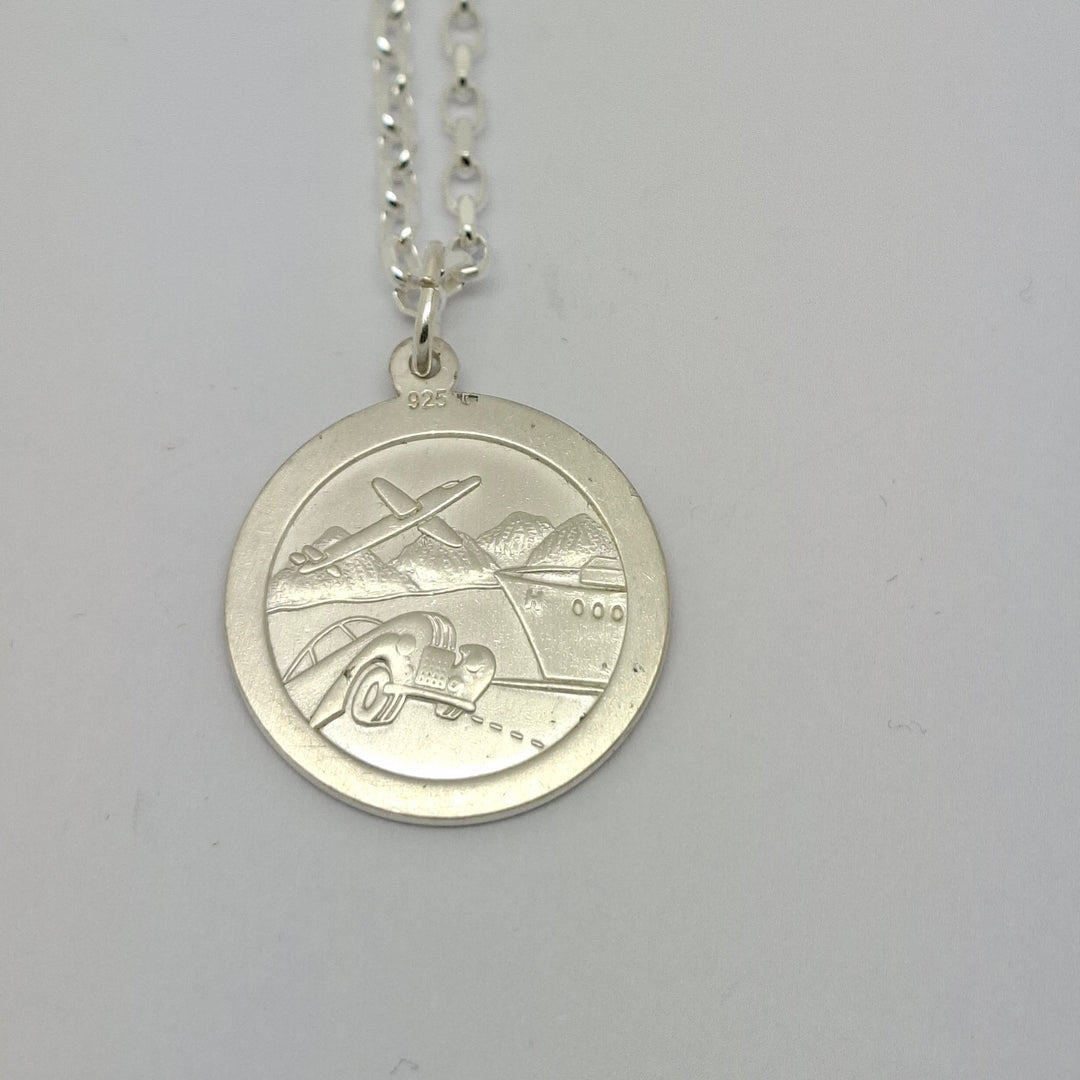 22mm St. Christopher medal & chain 38457
