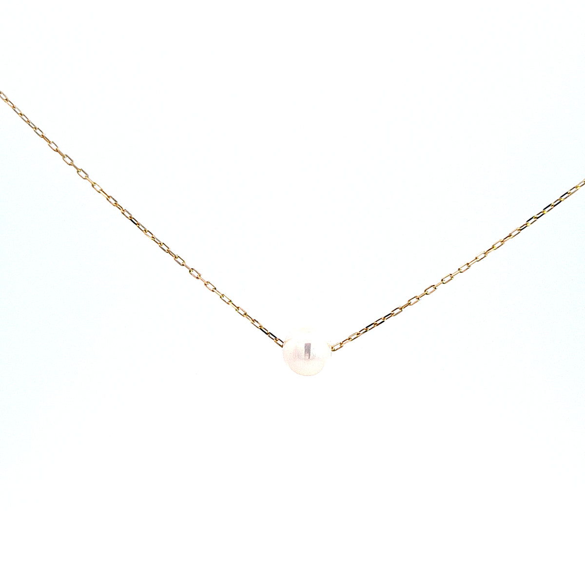 Gold and pearl slider necklace 36643 - Armin Lowe Jewellers