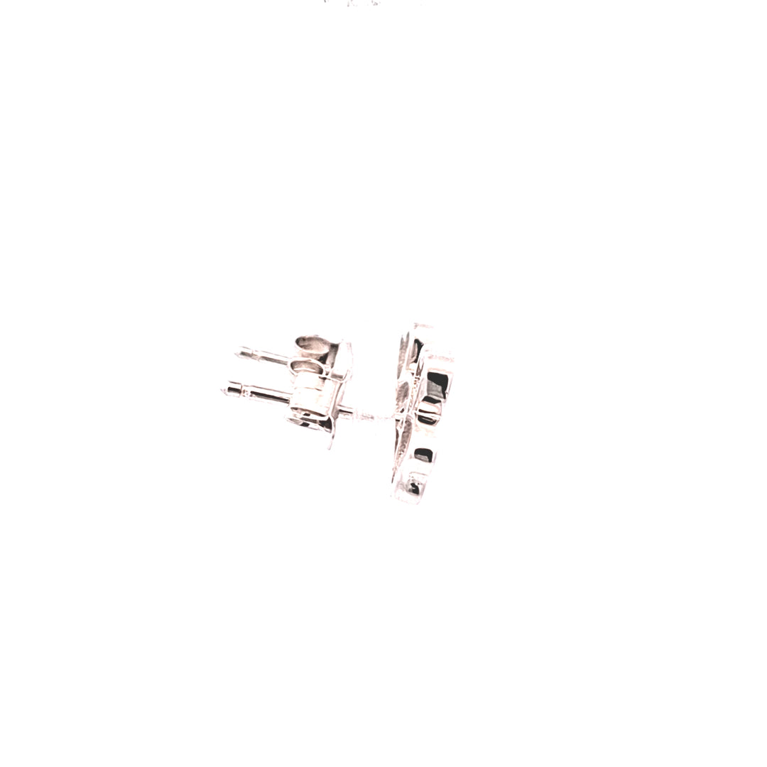 Silver Irish Shamrock earrings 38751