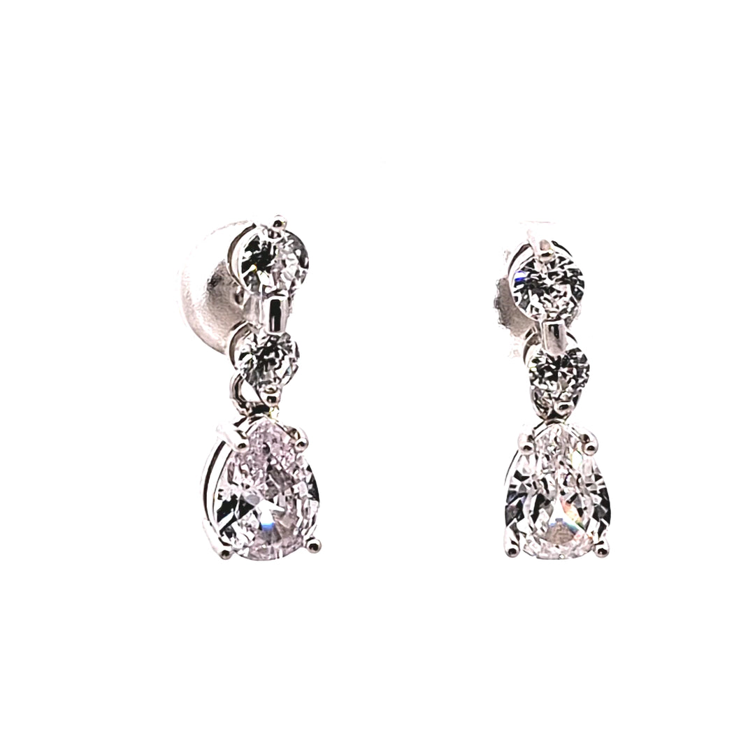 Pear drop earrings 38068