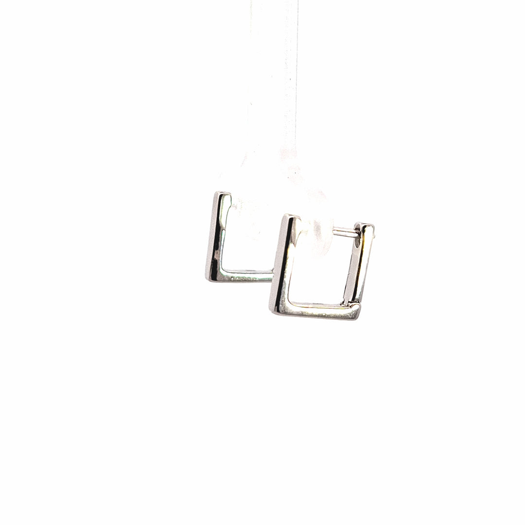 10mm square Huggy earrings 38940