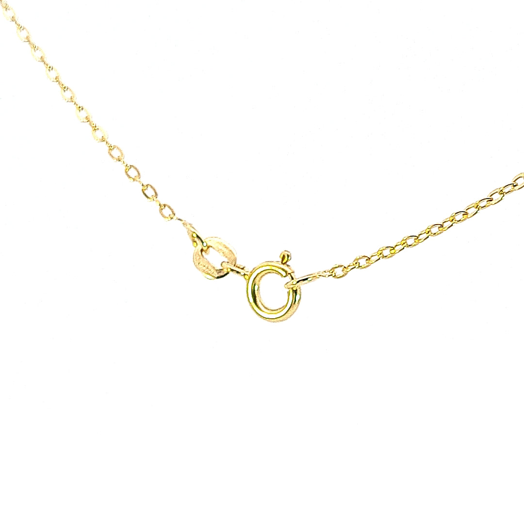 9ct gold flat trace chain 22"/56cm 36620 - Armin Lowe Jewellers