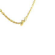 9ct gold Diamond cut Trace link 18"/46cm chain 36614