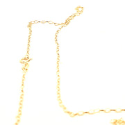 9ct gold micro bell chain18"/46cm 15255