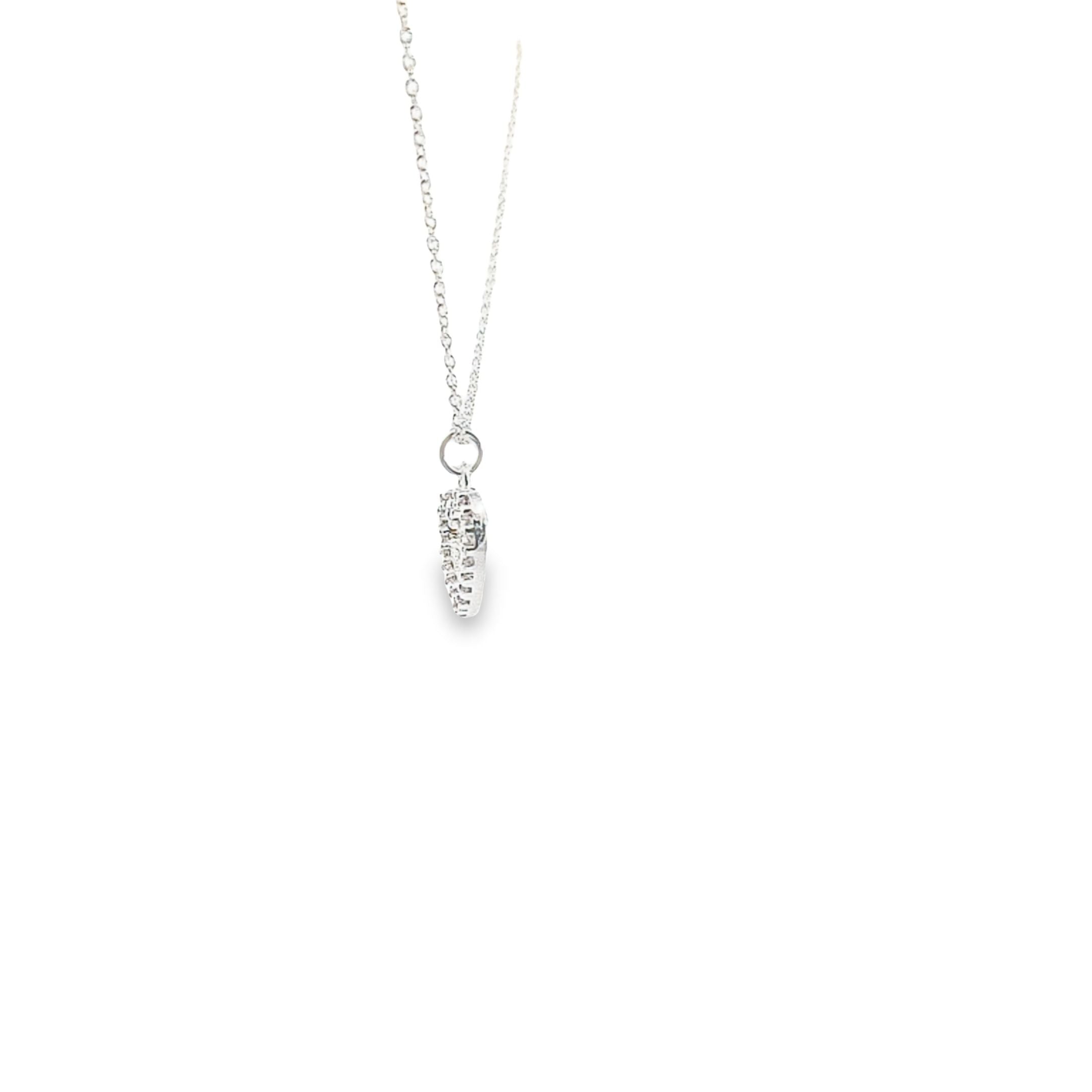 CZ Heart pendant 36683 - Armin Lowe Jewellers