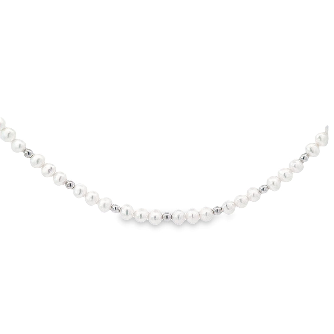 freshwater cultured pearl 18"/46cm necklace 36693 - Armin Lowe Jewellers