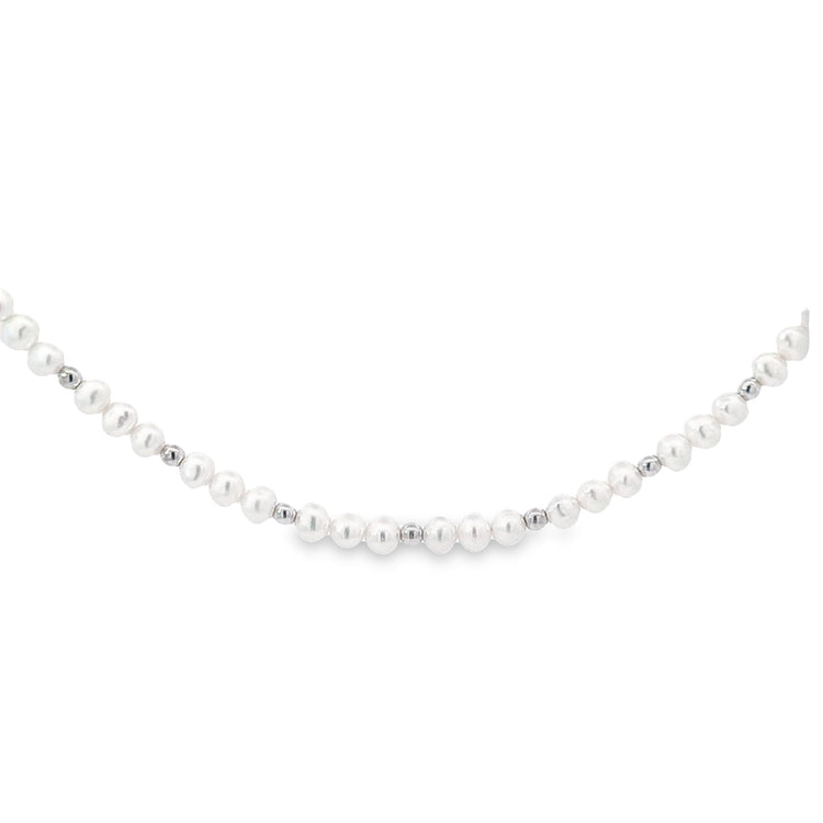 freshwater cultured pearl 18"/46cm necklace 36693 - Armin Lowe Jewellers