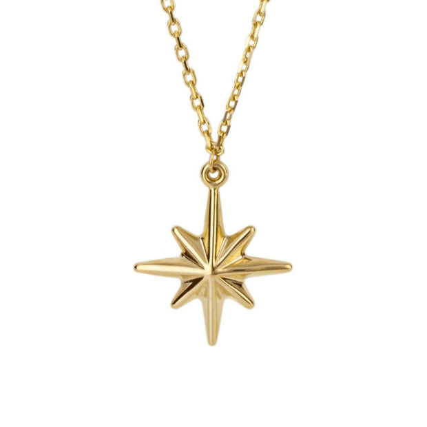 Starburst Necklace In 9ct Yellow Gold 36800