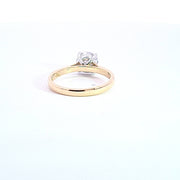 CZ Solitaire Engagement ring 37014