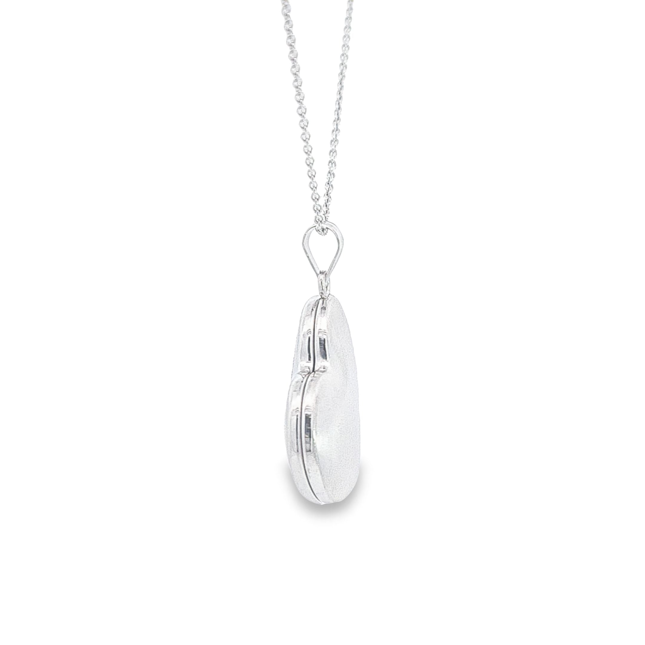 Heart shaped 2 picture locket 36917 - Armin Lowe Jewellers