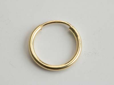 12mm 14ct Gold Filled hinged sleepers 38778
