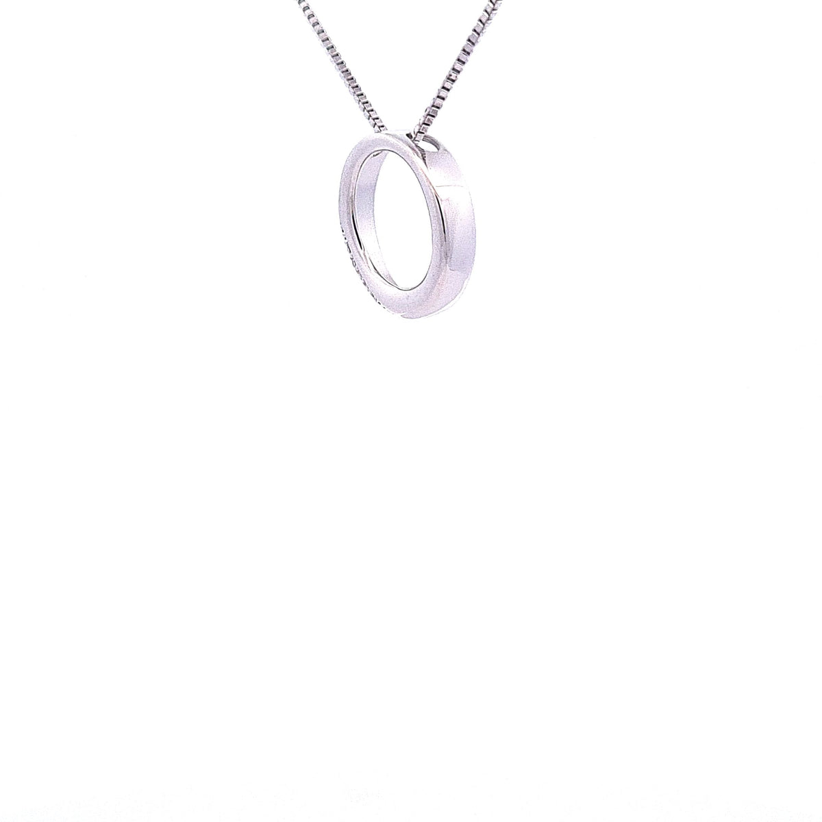Minimalist Open circle pendant 34109 - Armin Lowe Jewellers