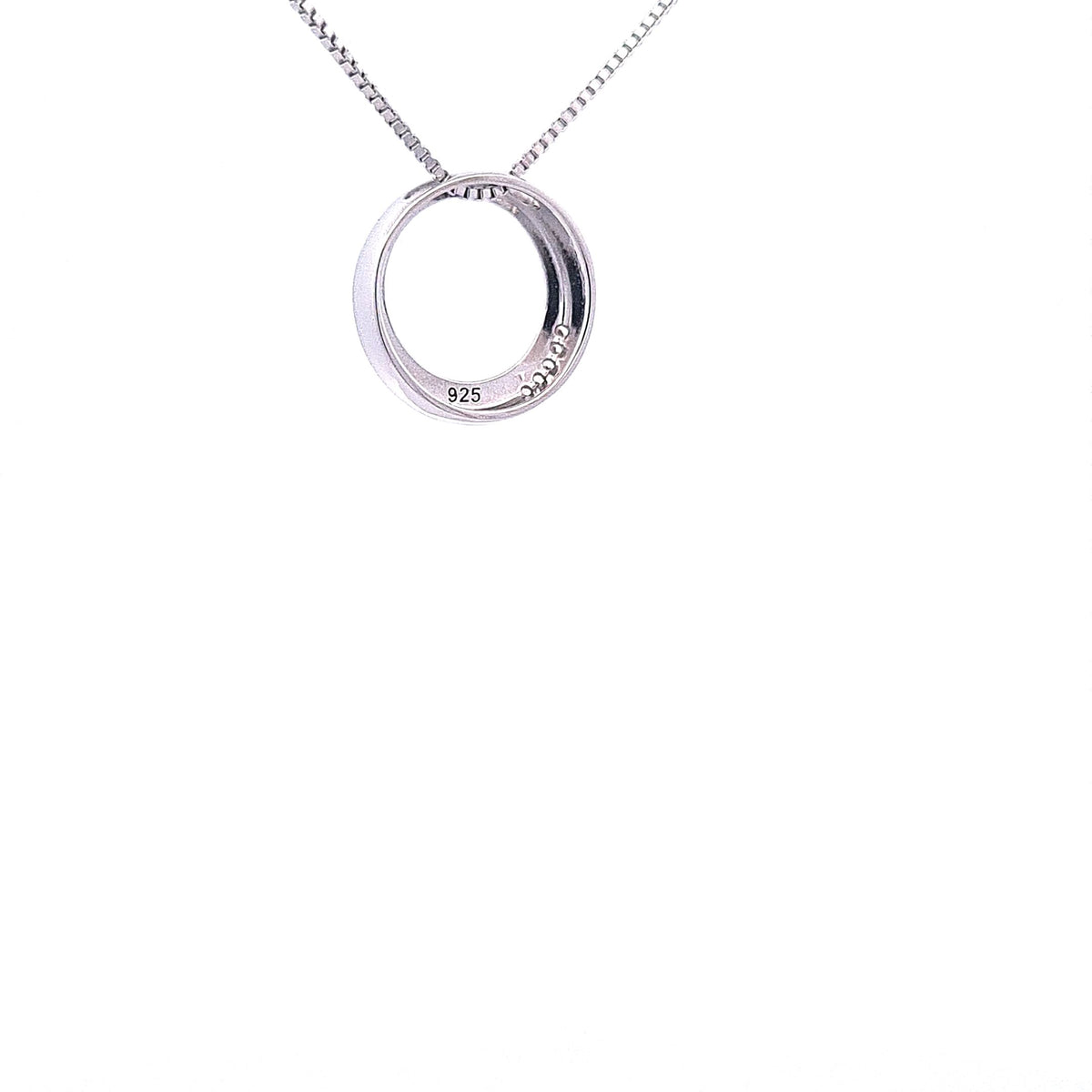 Minimalist Open circle pendant 34109 - Armin Lowe Jewellers