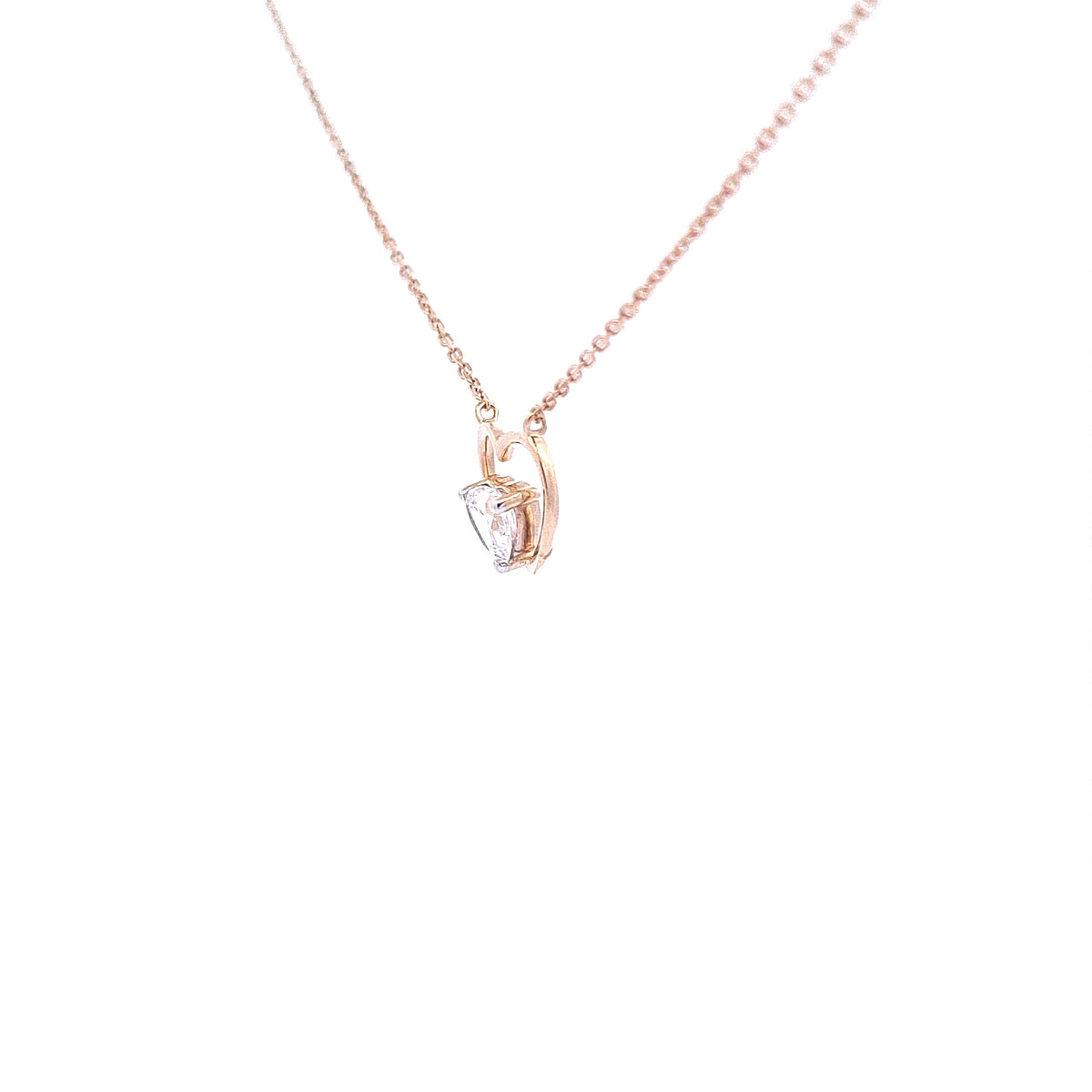 Gold Heart necklace 37257 - Armin Lowe Jewellers