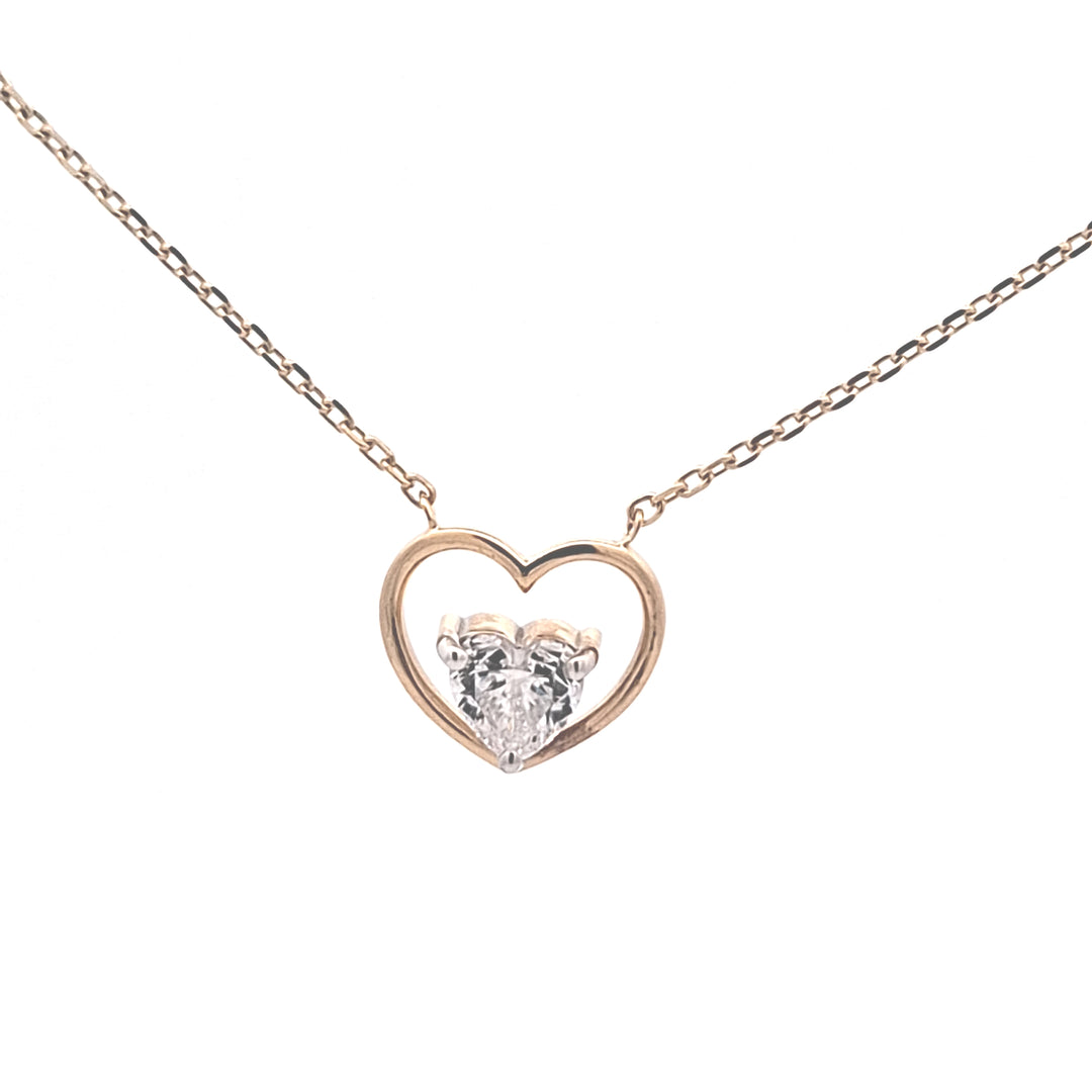 Gold Heart pendant 38769