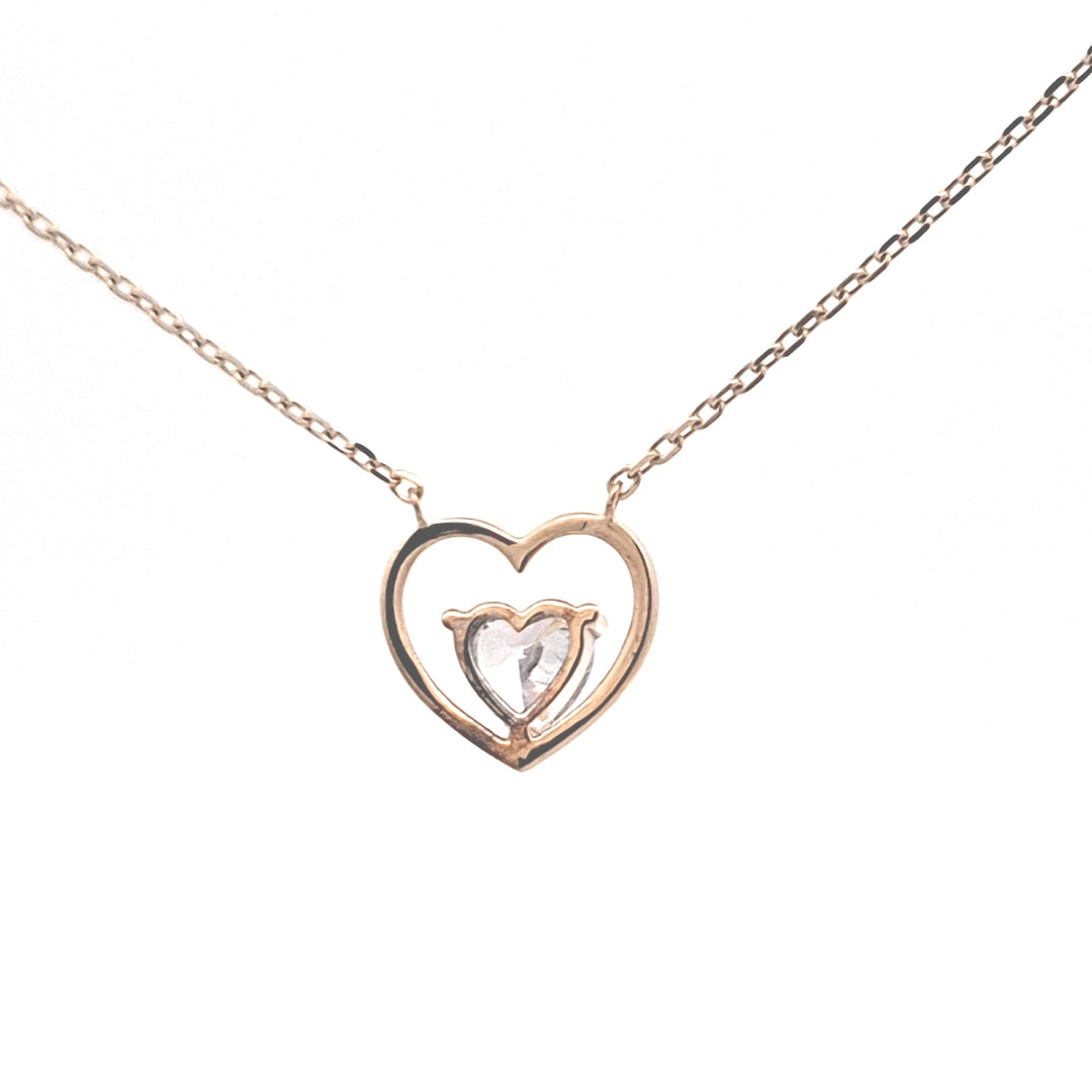 Gold Heart pendant 38769