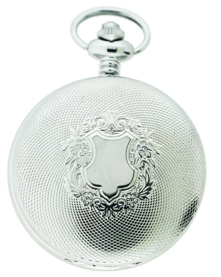 Telstar P1028 CSW Hunter quartz pocket watch and chain 37005 - Armin Lowe Jewellers